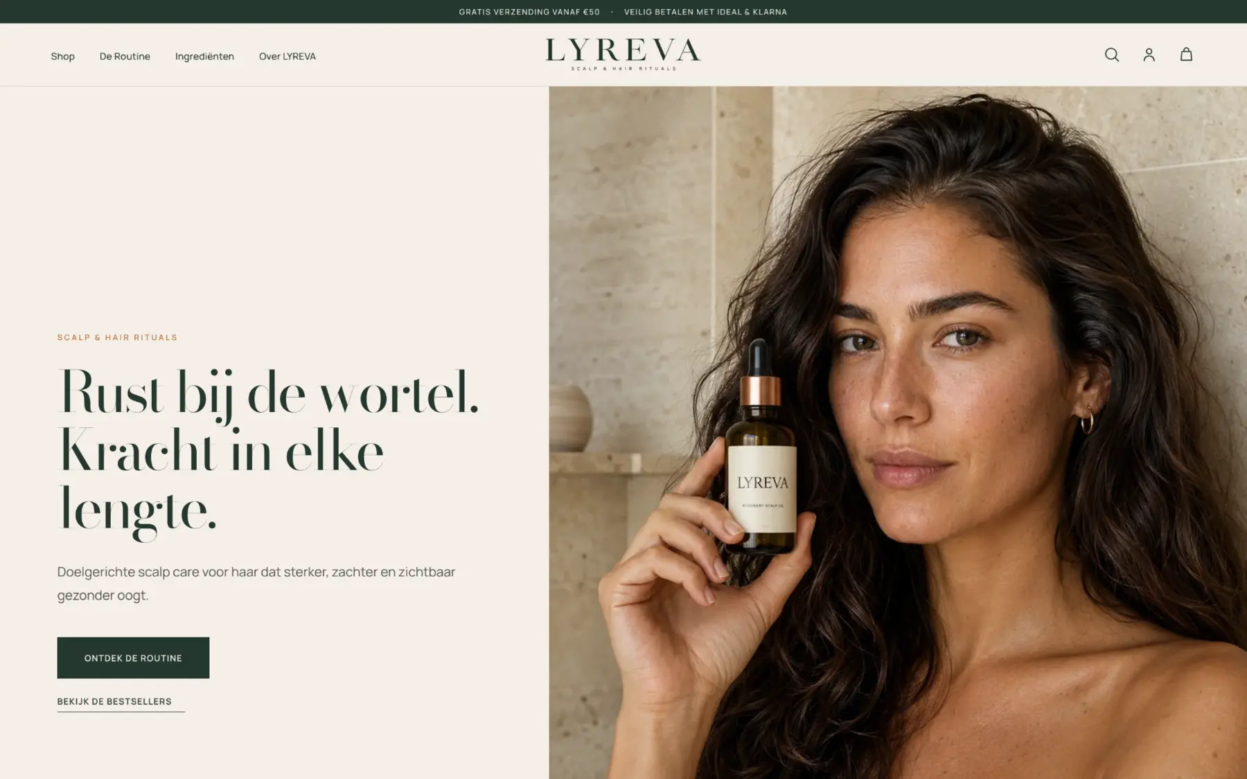 Detail uit de LYREVA-interface